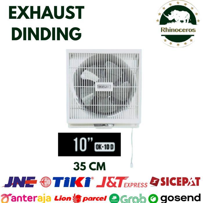 Saverio_shop23 Exhaust Fan Plafon 10 Inchi Kipas Plafon 10 Inch Kipas Blower Hexos Angin Hisap Kipas