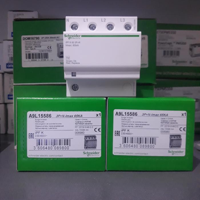 SURGE ARRESTER PF65 IPF K 65KA 3P+N 4P 65KA A9L15586 SCHNEIDER