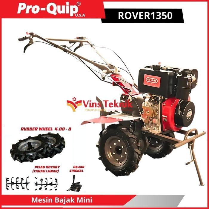 ProQuip ROVER1350 Mini tiller cultivator mesin bajak sawah ROVER 1350