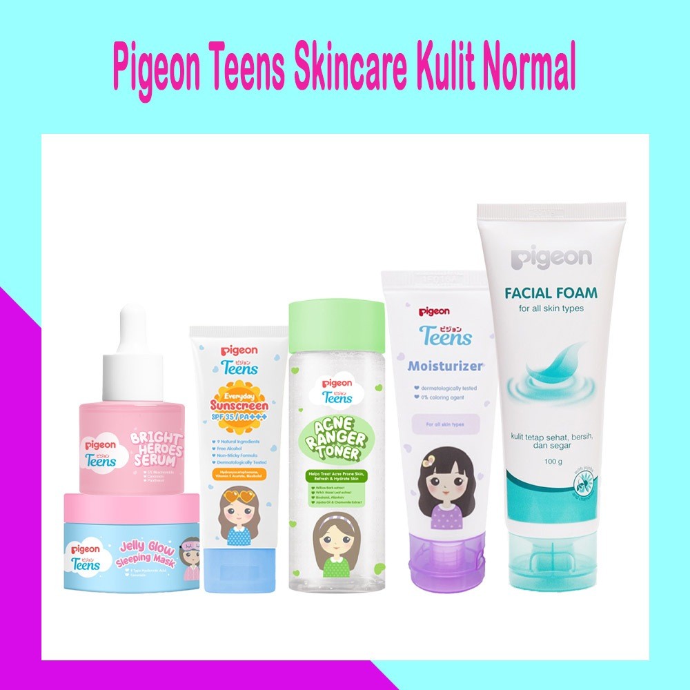 Paket Pigeon Teens Skincare Kulit Normal