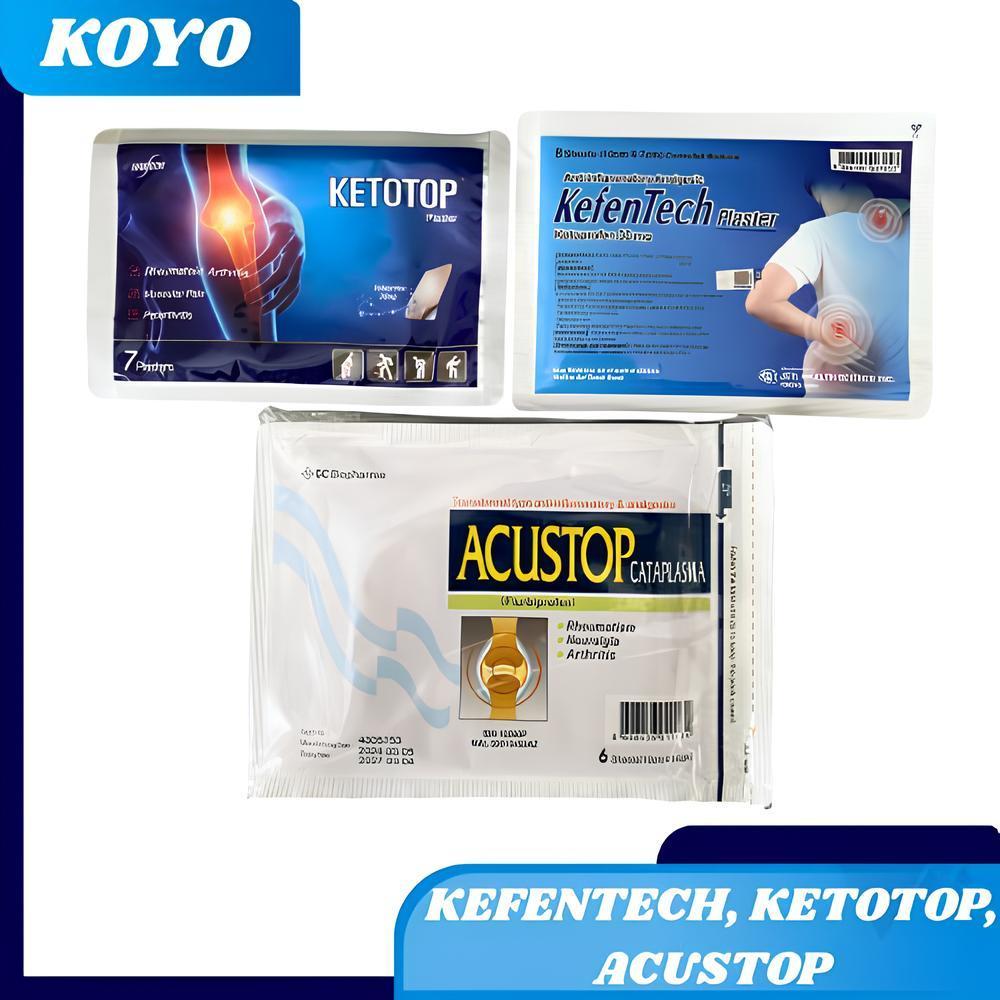 PROMOKOYO KEFENTECH KETOTOP PLASTER ORIGINAL TERMURAH READY SIAP KIRIM  MURAHH