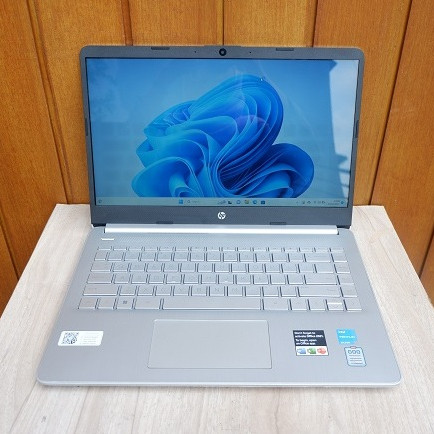 HP 14s-dq3051TU Intel Pentium Silver N6000 Ram 16Gb Ssd 1TB Normal Siap Pakai - Laptop Murah - Lapto