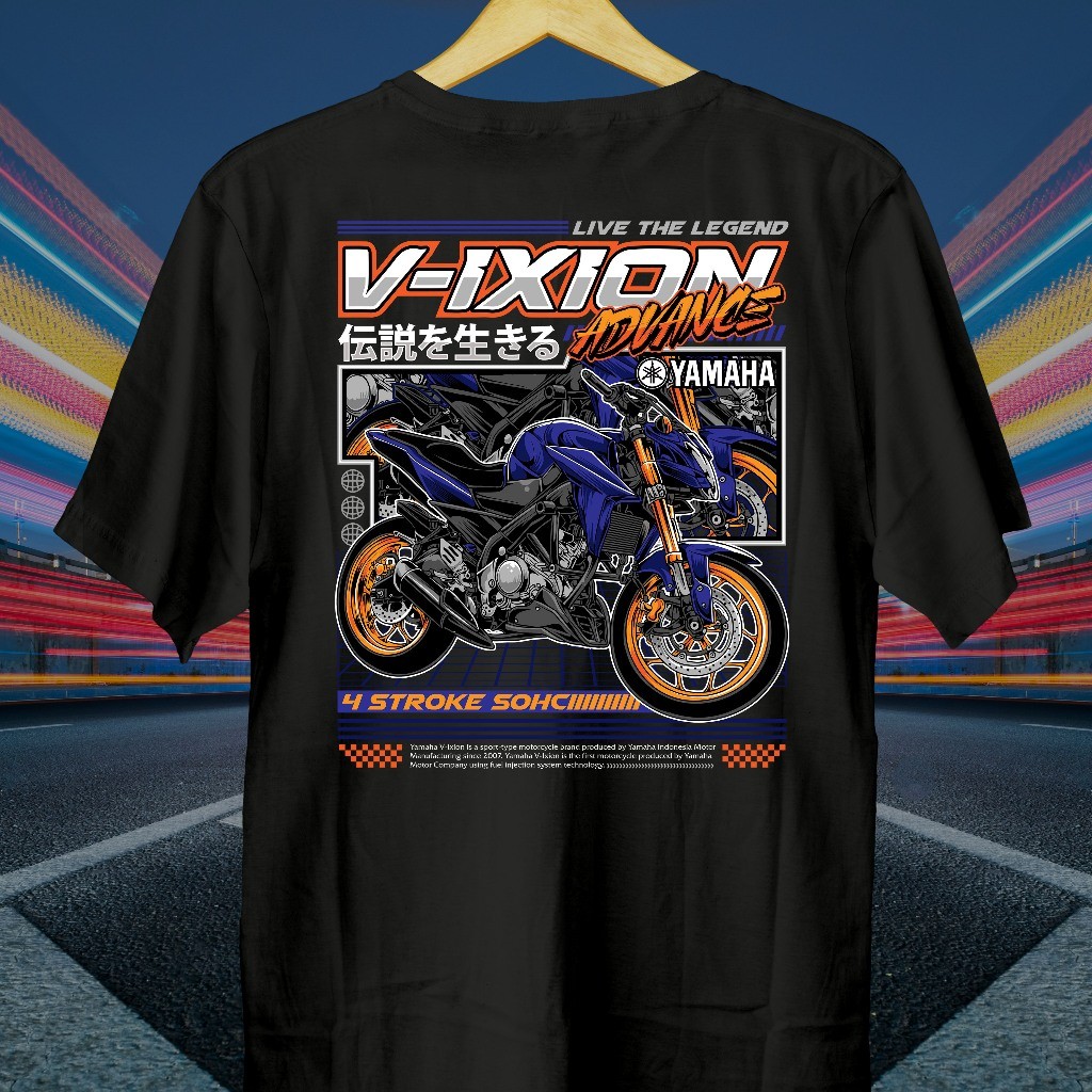 Kaos Motor Vixion Advance // Kaos Vixion // Baju Vixion // Vixion