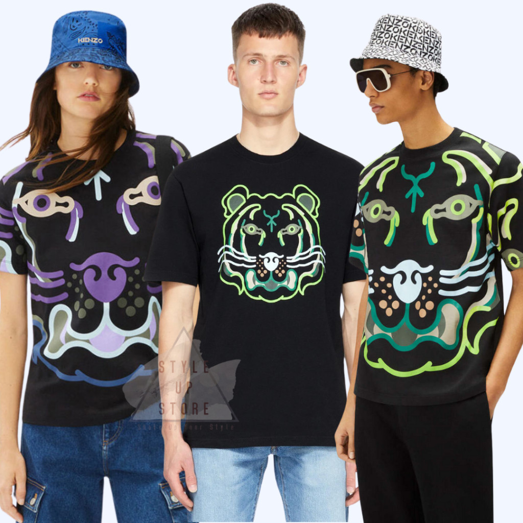 [ STYLEUPSTORE ] KNZ OVERSIZE TSHIRT WWF Edition Tiger Relax Fit