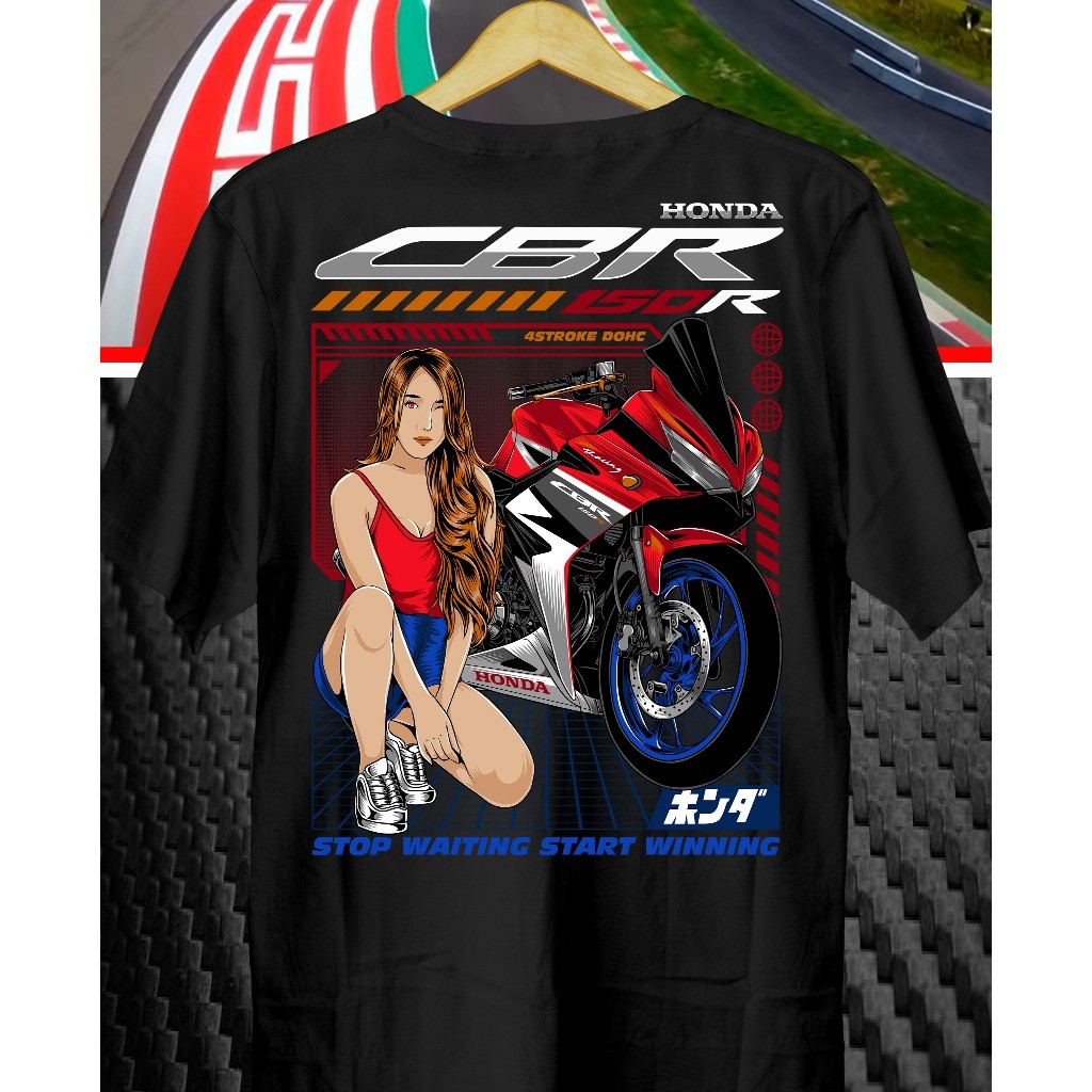Kaos Motor CBR150R FACELIFT // Kaos Motor CBR // Baju CBR // CBR Ranberry Graphic t-shirt