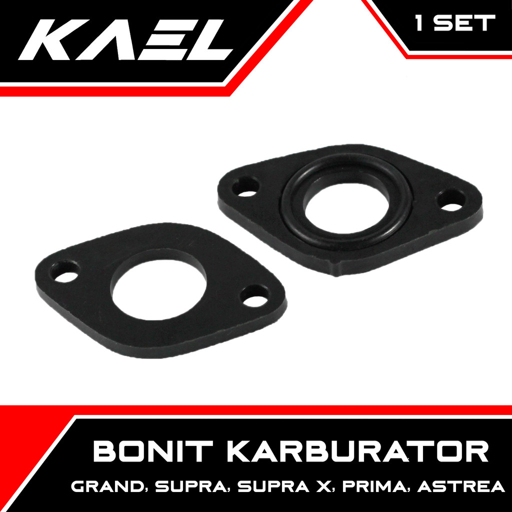 IND ONDERDIL Bonit Karburator Supra X & Grand & Astrea & Prima Ebonit Fiber IND Onderdil