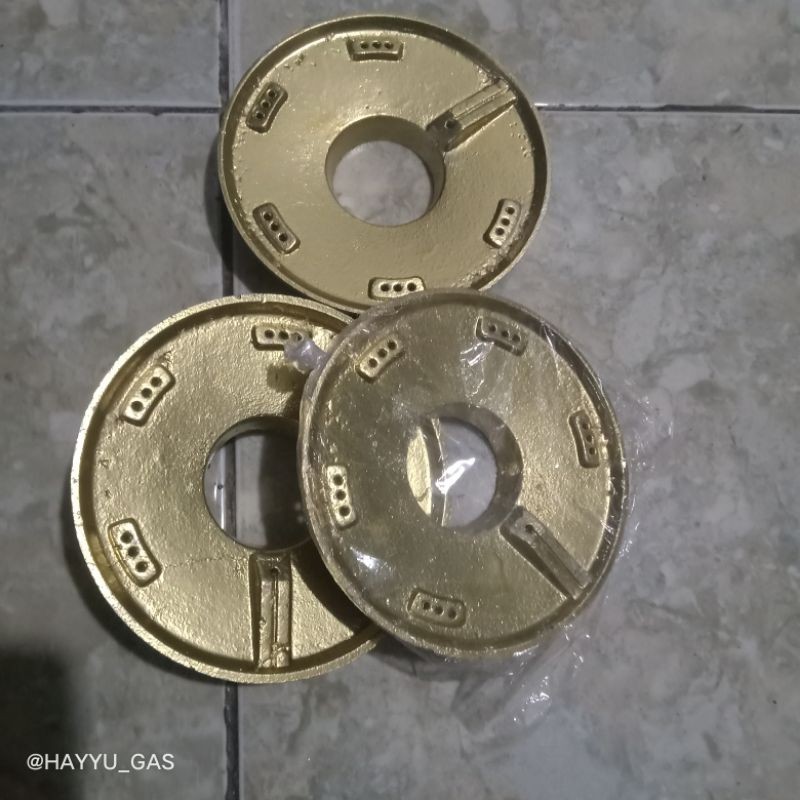 Burner turbo untuk kompor gas 2 tungku merek rinnai tipe 712 GRANDE/kompor jumbo berdiameter dalam 4