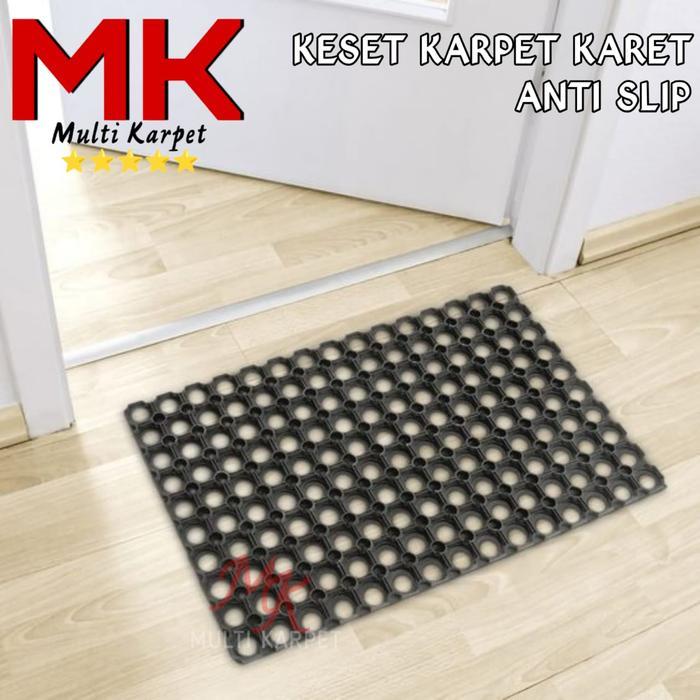 Keset Kaet Karet Anti Slip Kamar Mandi 40 x 60 cm - Tipis