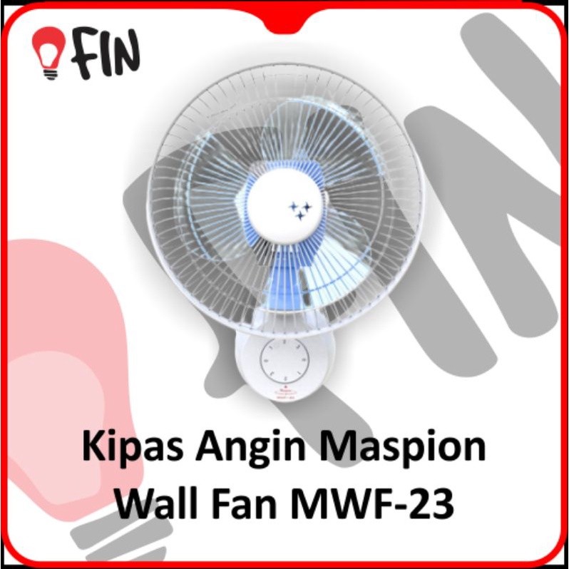 Kipas Angin Maspion MWF-23 Wall Fan 9 Inch - Kipas Angin Dinding Maspion MWF 23 Kecil Minimalis Orig