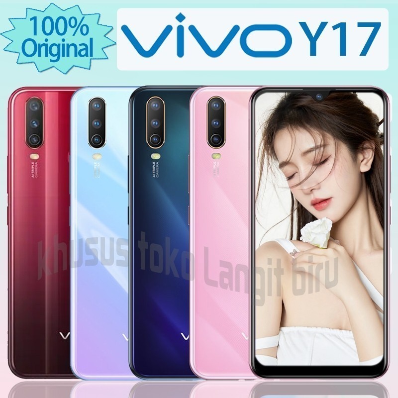 HP VIVO Y17 RAM 8GB+256GB Handphone SMARTPHONE 4G LET 6.35 inches Battery 5000 mAh{HD}