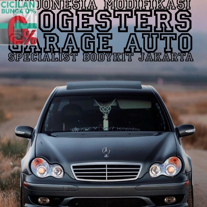 Bodykit bemper bumper MercedesBenz Merci Mercy W203 AMG mata kacang - SIDEKANKIR W203 grade-a