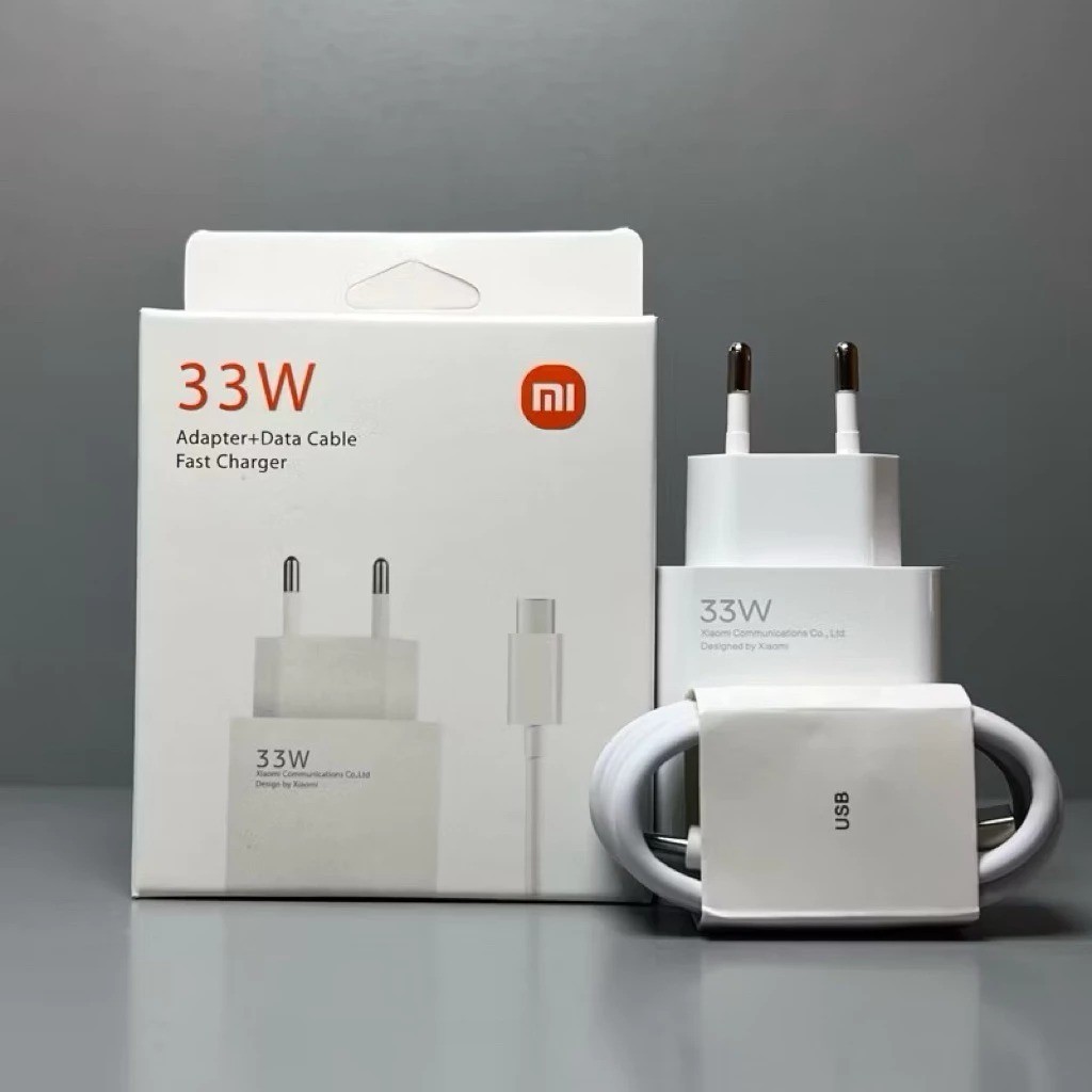 CHARGER XIAOMI 33W TURBO  CHARGING TYPE-C Redmi Note 9 PRO  Redmi Note 10 PRO