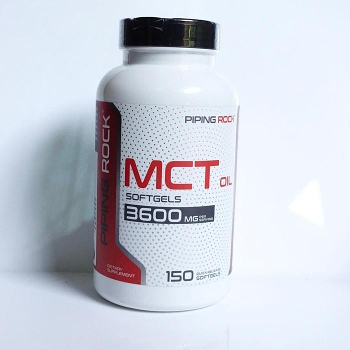 Piping Rock MCT Oil Softgels 3600Mg 150 Quick Release Softgels 100% ORI USA