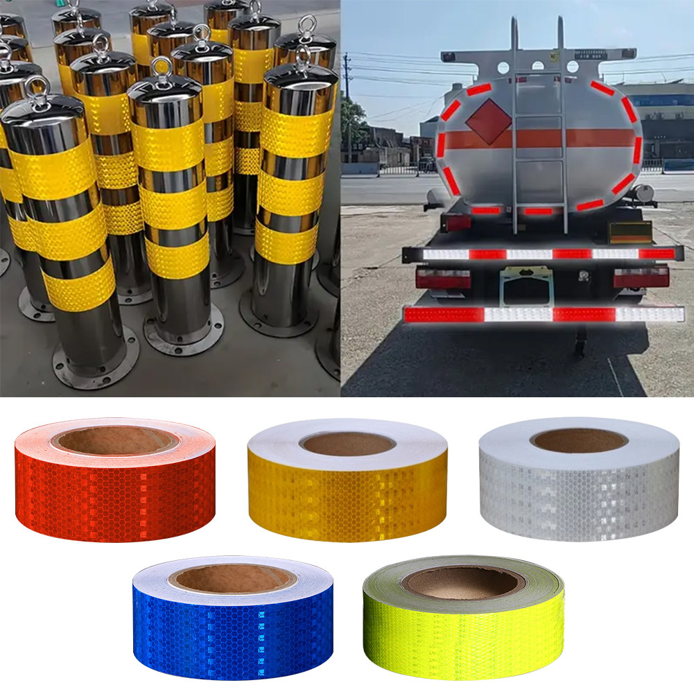 Stiker Reflektor Cahaya 5cm x 5 Meter Anti Air untuk Truk Safety
