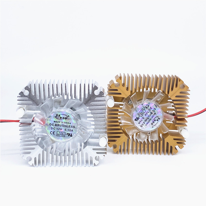 RS DC12V 5V 0.1A 55mm BGA fan Graphics Card Fan Bridge chips fan with Heat sink Cooler cooling Fan 2