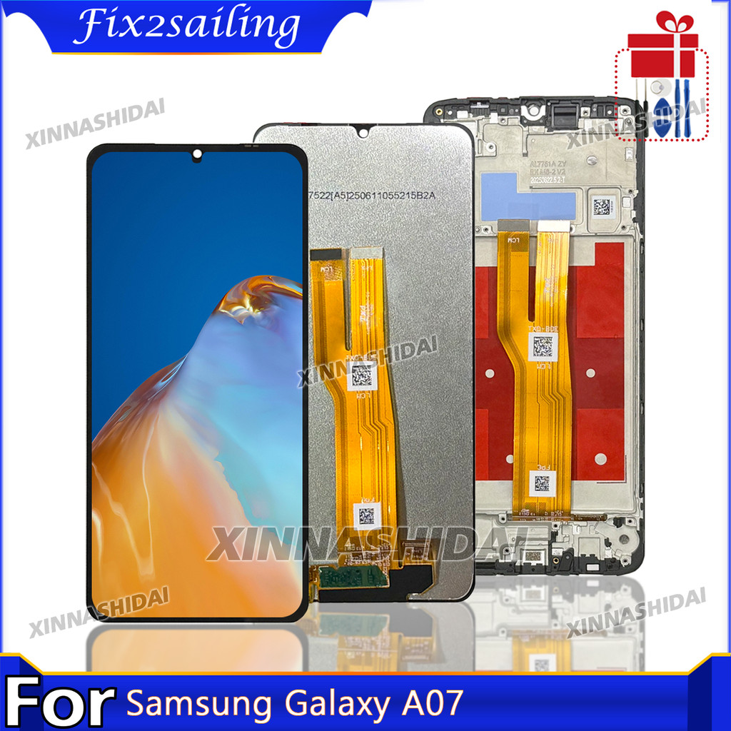 TFT For Samsung Galaxy A07 LCD splay Tou Screen gitizer For Samsung A07 LCD splay With Frame Replace