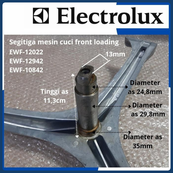 SEGITIGA MESIN CUCI FL ELECTROLUX EWF1273|EWF14113|EWF14023|EWF12022