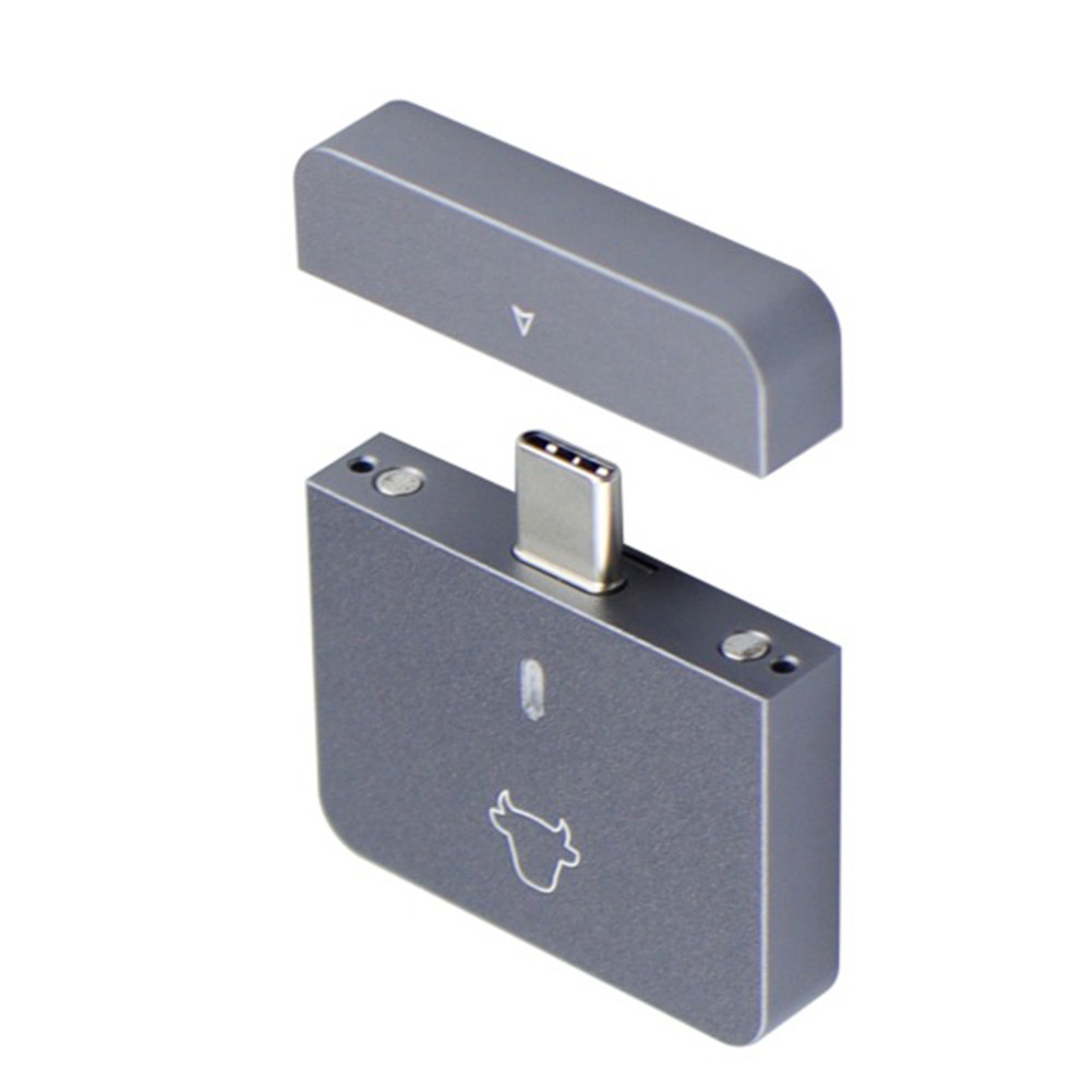 M2 NVMe 2230 Hard sk Box USB C Adapter 10Gbps USB32 Gen2 External SSD Case for M2 2230 NVMe SN740SN5