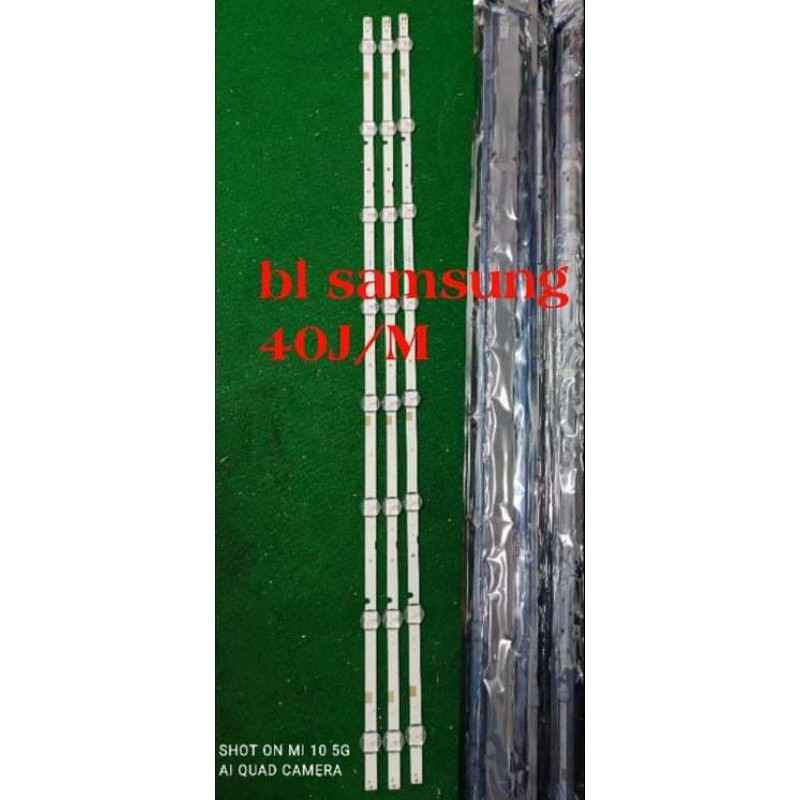 BL 8 KANCING 3 VOLT - Lampu Backlight Tv LED Samsung UA40J5250AK - UA40M5000AK - UA40J5200AK - UA40J