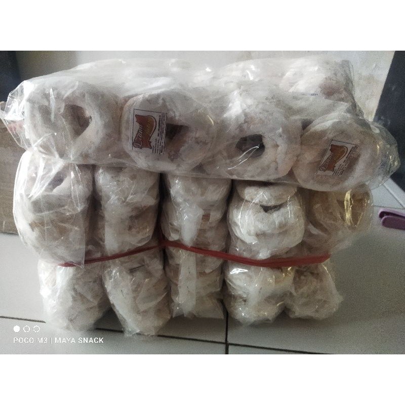 TERMURAHH [PER BAL] Donut kering jadul gula halus Per Bal / Donat Pupur / Donat salju / Donat kering