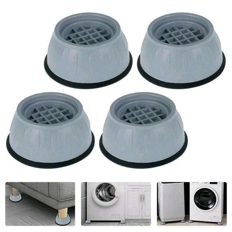 Penyangga Mesin Cuci Anti Getar Vibration Pad Peredam Getaran Alas mesin cuci Anti Slip Karet