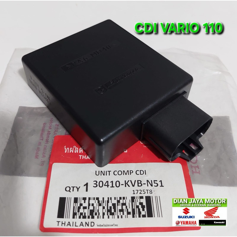 Thailand Cdi KVB Honda Vario 110 karbu lisensi sindengen Pengapian cdi Digital vario 110