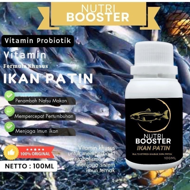 Suplemen Ikan Patin / Nutrisi Penggemuk Ikan Patin / Booster Pertumbuhan Ikan Patin 100ml BIG SALE