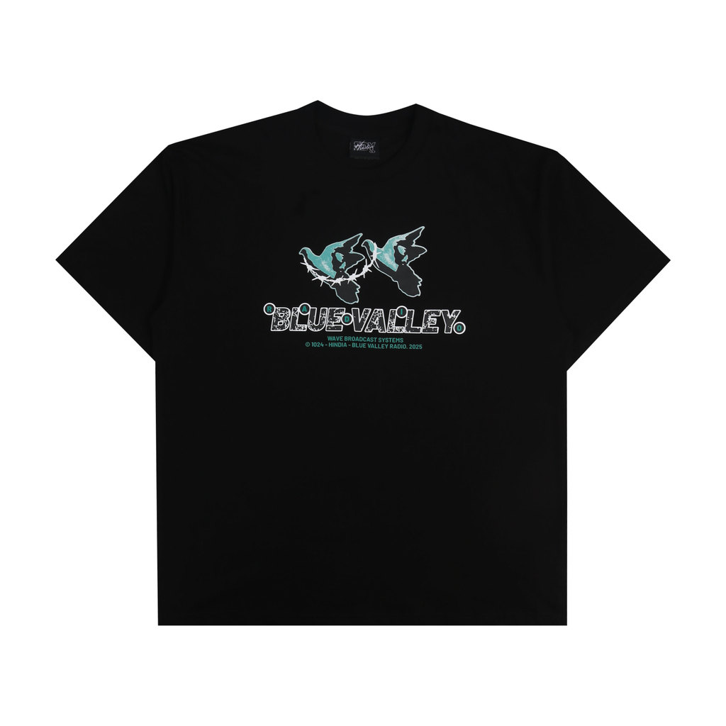 Hindia - Blue Valley Radio - T-shirt - Black