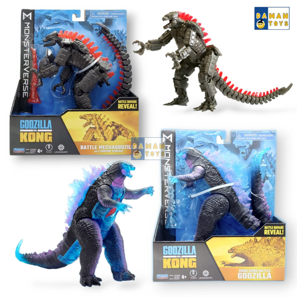 Mechagodzilla 2021 Action Figure Godzilla vs Kong Moster Kaiju Mainan Pajangan