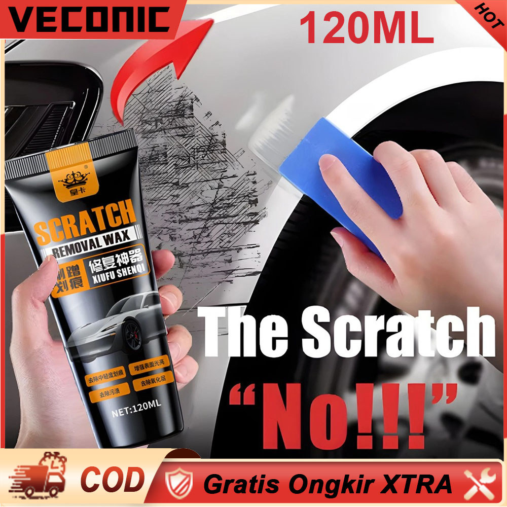 120ml Penghilang Goresan Mobil Kit Perawatan Cat Penghilang Goresan Putaran Mobil Penghilang Goresan