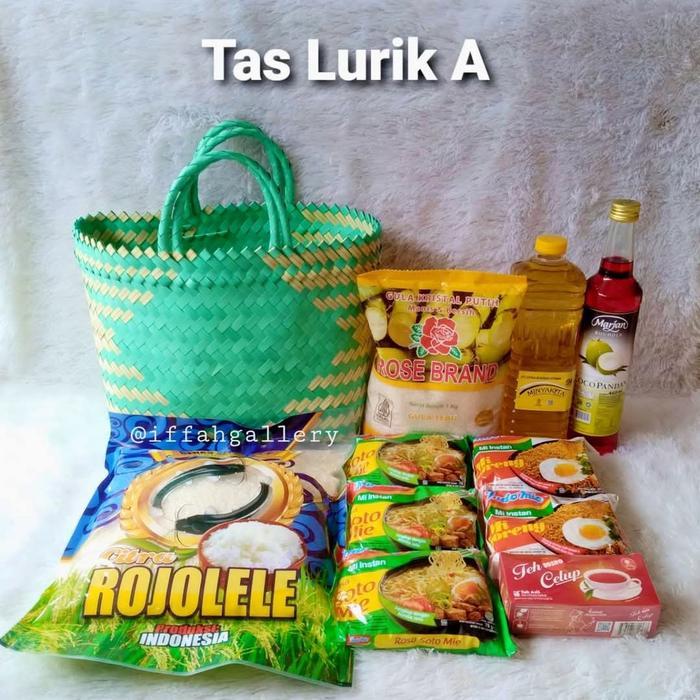 [AROMA FOOD] Paket Sembako Tas Lurik A Sembako Murah Ramadhan dan Parcel Lebaran