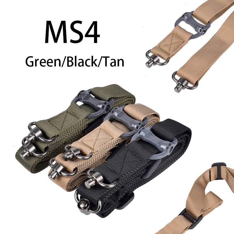 Magpu MS4 MS3 Sling QD Mount Tactical Rifle Slings Ruger 10/22 Tali Senapan Nylon Tali Pengaman Loga