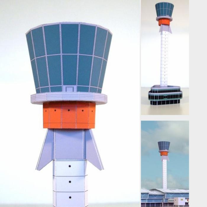1/400 Airport ATC Tower Bandara Heathrow