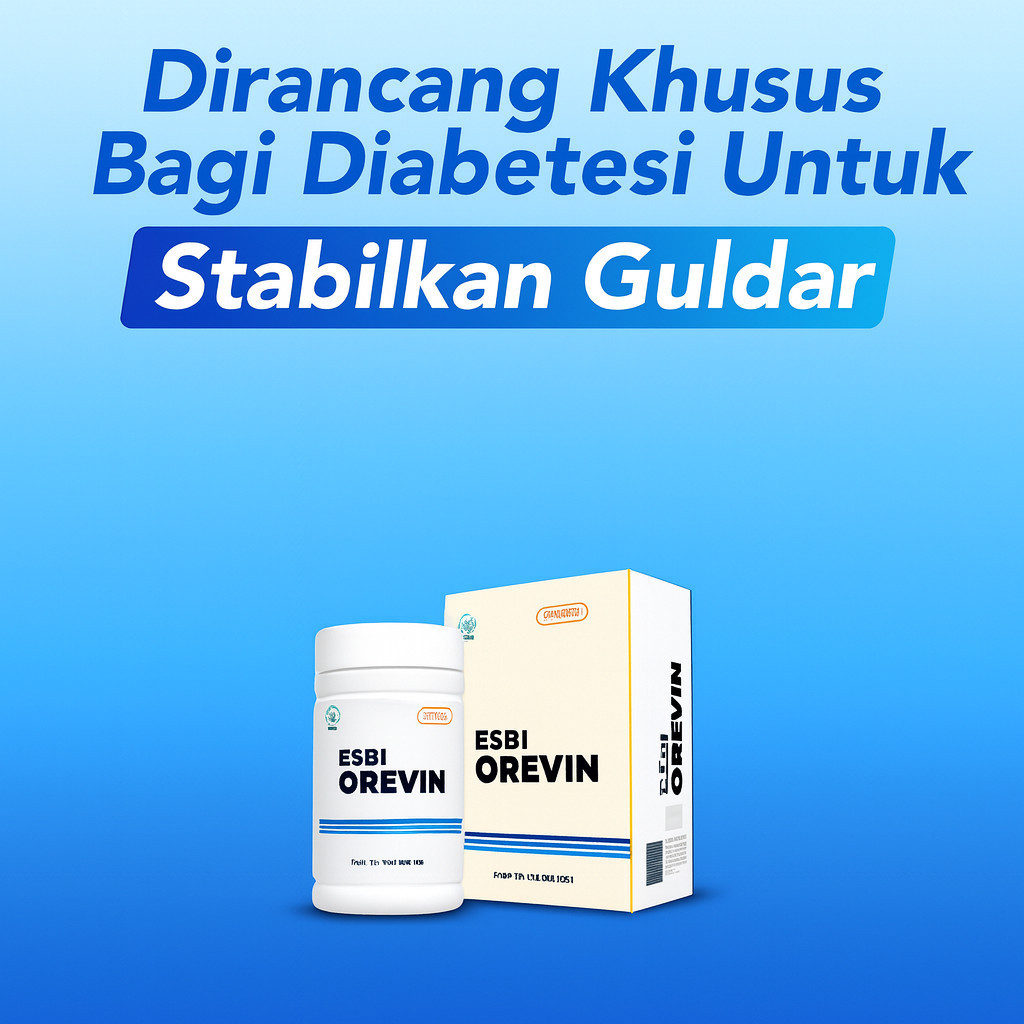 ESBI OREVIN asli ESBI OREVIN Herbamed Original Obat Herbal Untuk Atasi Diabetes Gula Darah Kencing M