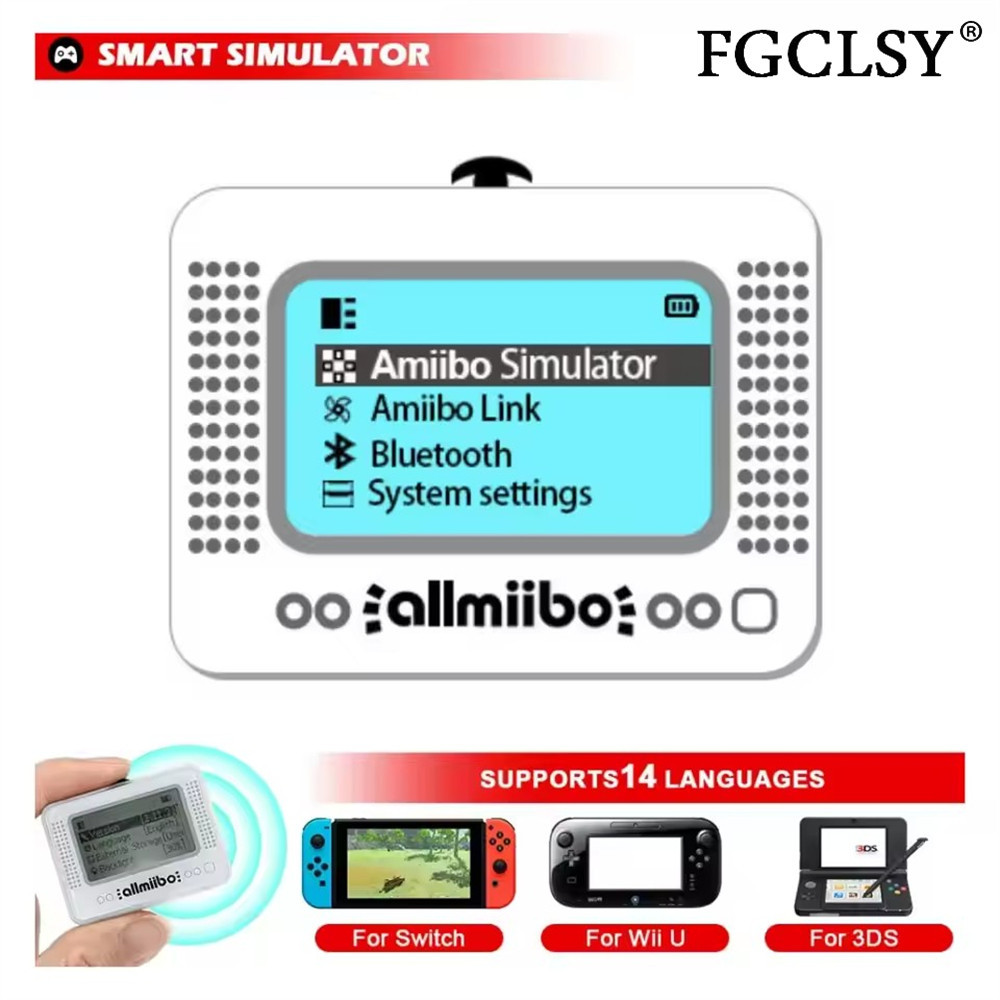 For Allmiibo argeable Intelligent Simulator Emulator Bluetooth-Compatible Universal Writer for Swit/