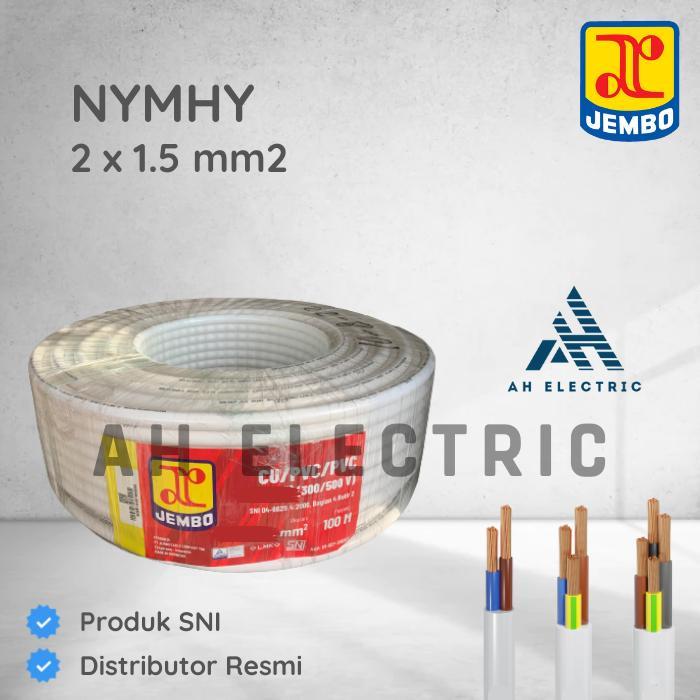 JEMBO Kabel NYMHY 2x1.5mm2 50m (2x1.5 mm 2x1,5mm 2x1,5 mm 2x1,5 2x1)