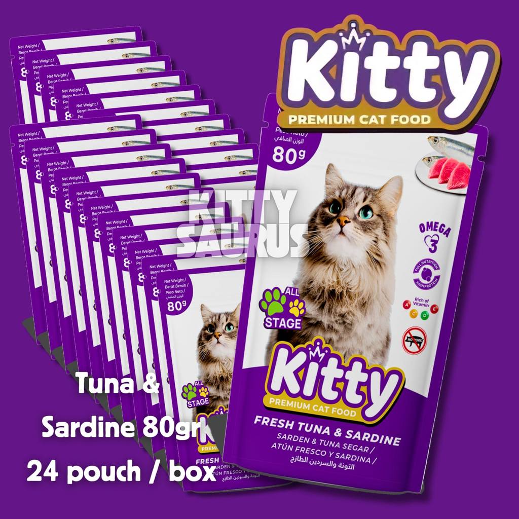 KITTY CAT FOOD POUCH BUNDLING PER BOX GROSIR