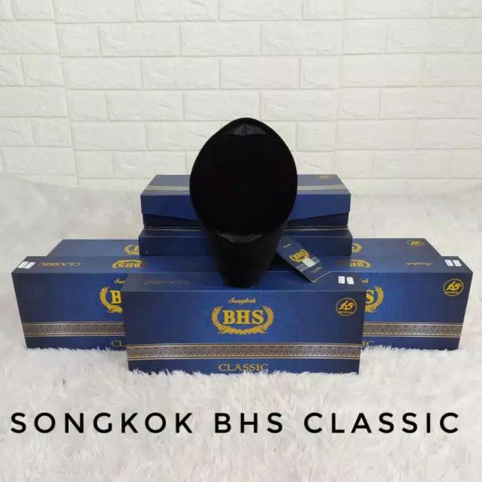 Diskon Spesial Ramadhan PECI HITAM POLOS BHS  Songkok Nyaman Tinggi 8cm 9cm dan 10 cm - No. 5 Tinggi