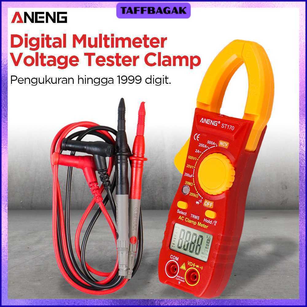 ANENG Digital Multimeter Tang Ampere Voltage NCV Tester Clamp - ST170