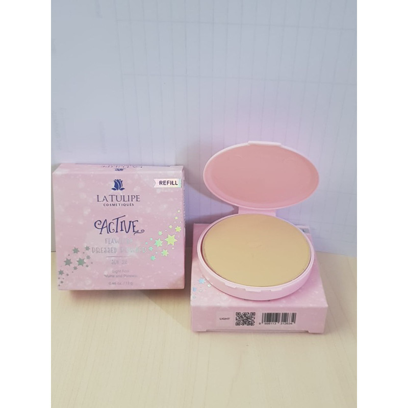 Yeppo Care La Tulipe Active Flawless Bedak Padat Pressed Powder [ Refill ]