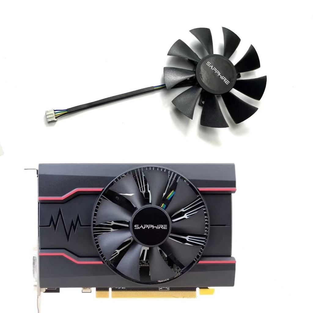 Nieuwe 87Mm 4PIN GA91A2H Rx 550 560 Gpu Fan, voor Sapphire Rx 550 560 460 R7 360 Videokaart Koelvent