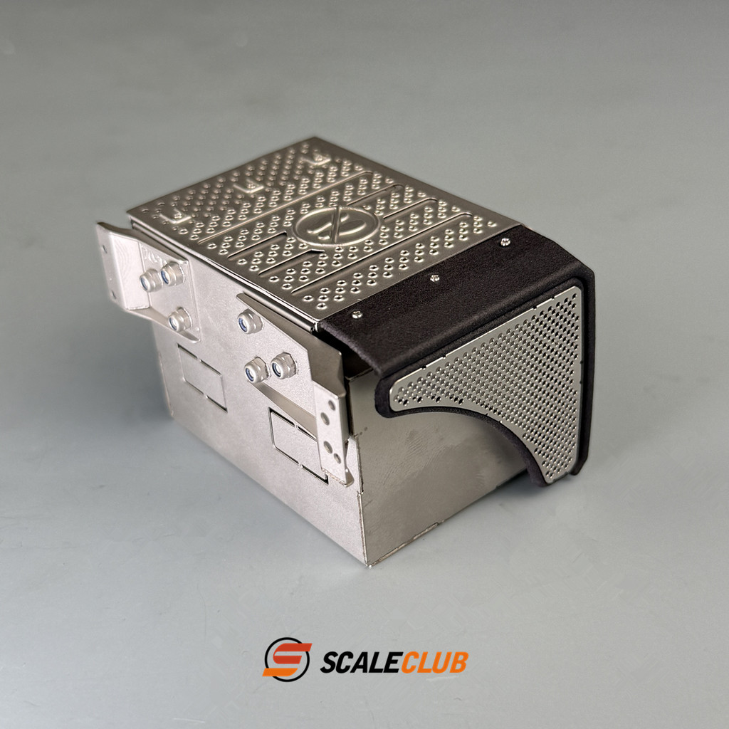 Metal Simulation Exhaust European Truck For 1/14 Tamiya RC Benz 3363 4151 Remote Control Dump Truck 