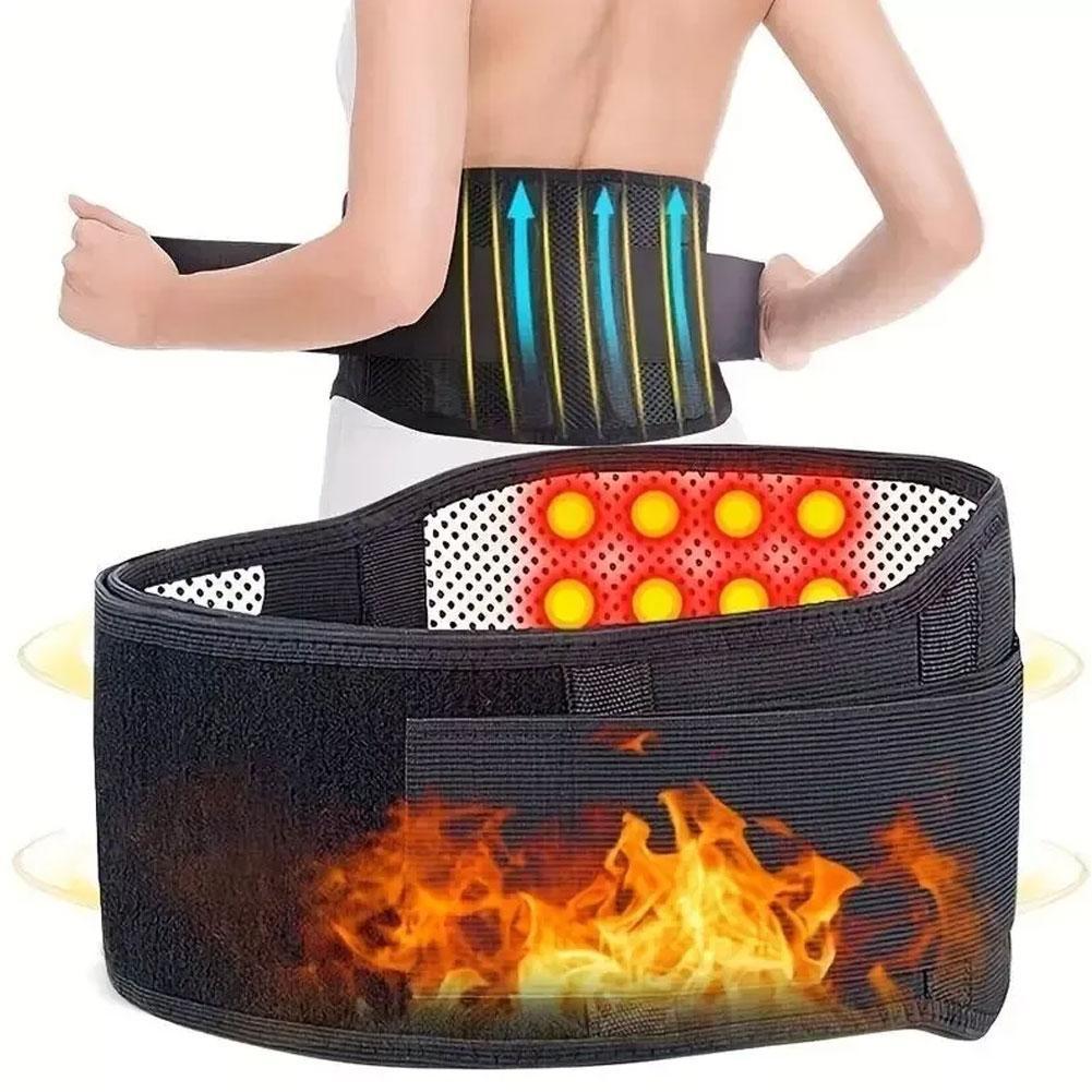 Self-heating Adjustable Magnetic Therapy Lumbar Waist Support Belt  Gym Waist Massage Belt Alleviate