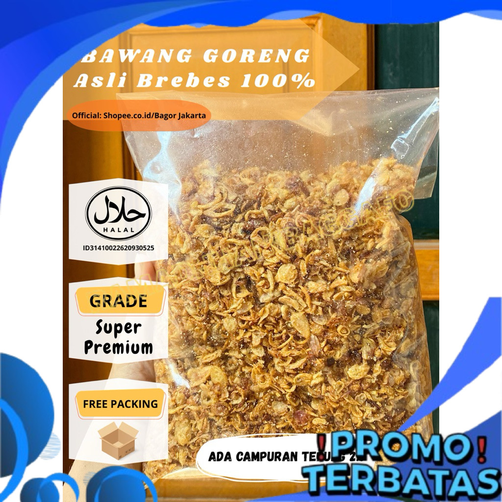 Bawang Merah Goreng / Brambang Goreng 1 Kg