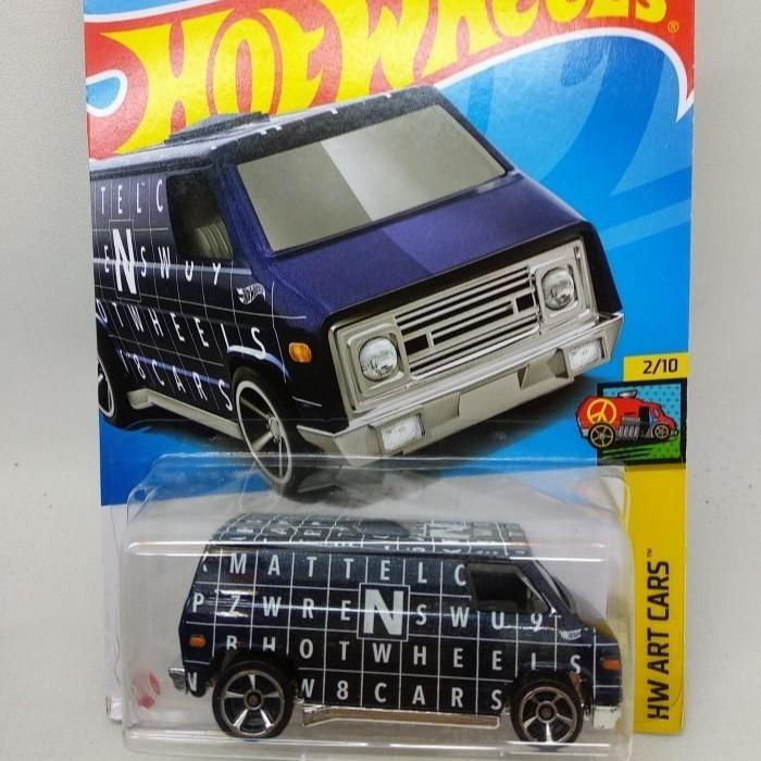 Diecast Hot Wheels 70S VAN USA G-05 Mainan Skala 64
