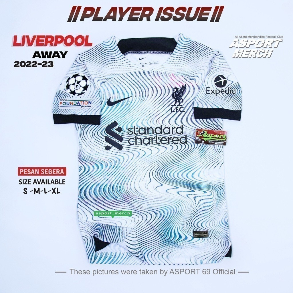 ASPORT JERSEY MURAH BIGSIZE XXL PLAYER ISSUE LIVERPOOL AWAY 2022 2023 PI