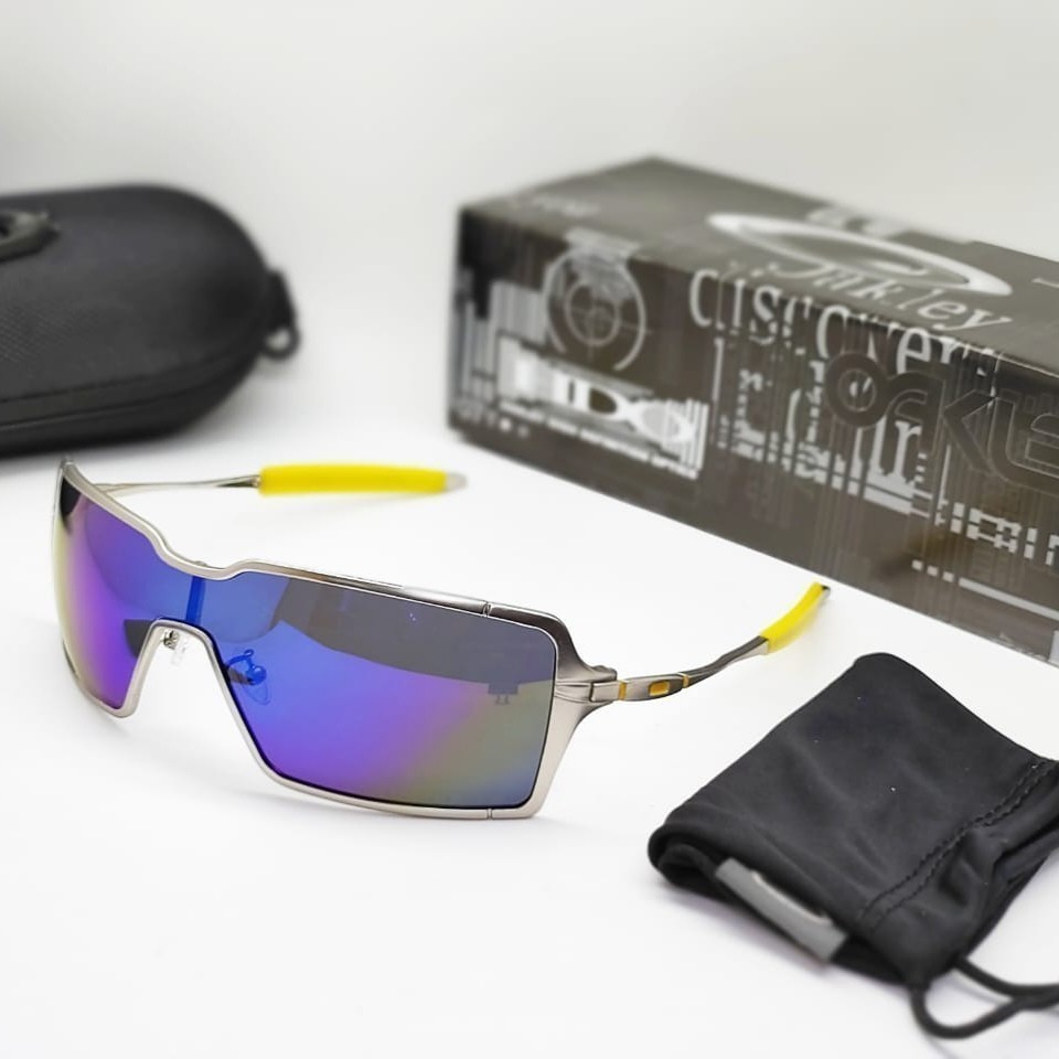 NEW SUNGLASSES  KACAMATA SPORT OK PROBATION FRAME TITANIUM LENSA KACA ASLI POLARIZED ANTI UV PROTECT