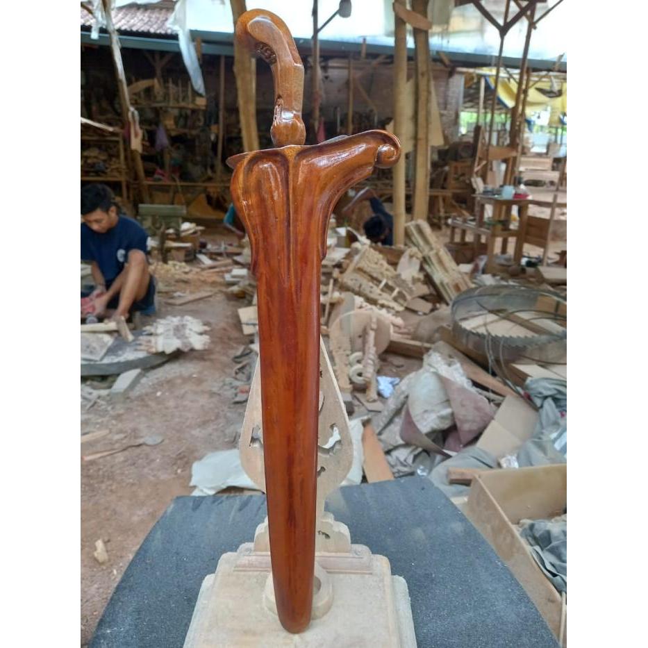 warangka keris walikat jati finishing duco coklat