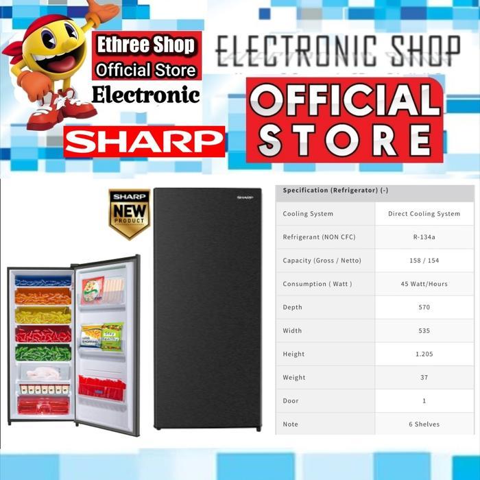 Sharp Fjm189 Kulkas Freezer 6 Rak - Fjm 189