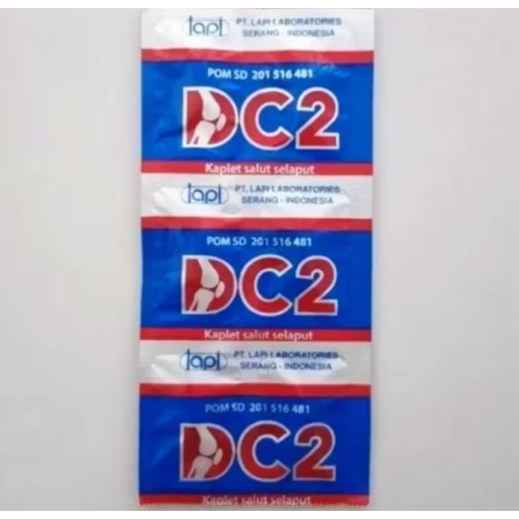 DC2 / DC 2 Strip 6 Kaplet Vitamin Persendian & Tulang